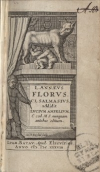 Cl. Salmasius additit Lucium Ampelium, cod e. ms. nunquam antehac editum
