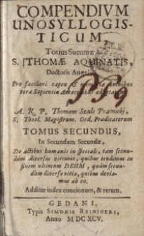 De actibus humanis in speciali…T. 2