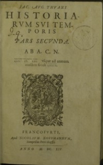 Historiarum sui temporis. Pars 2.