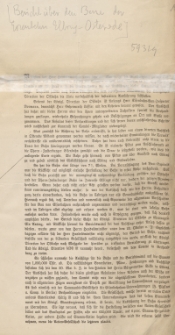 Nachdem der Herr Handelsminister unter dem 27. Mai v. J. die Genehmigung zu den Vorarbeiten