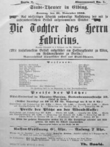 Die Tochter des Herrn Fabricius - Adolf Wilbrandt