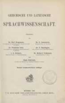 Bd.2 : Griechische und Lateinische Sprachwissenschaft