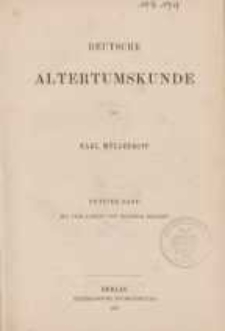 Deutsche Altertumskunde. Bd. 2