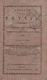 Annalen der Physik. Bd. 24