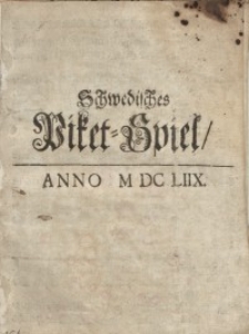 Schwedisches Piket-Spiel