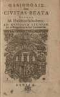 Olbiopolis Seu Civitas Beata