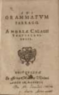 Epigrammatum Farrago