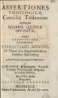 Assertiones theologicae, concilio tridentino ... sessioni quintae