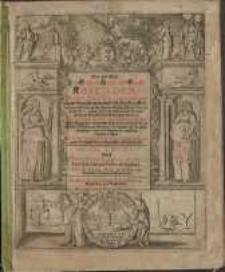 Neuer und Alter Schreib-Calender... 1668