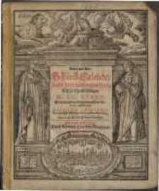 Neuer und Alter Schreib-Calender... 1645