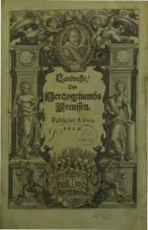 Landrecht des Hertzogthumbs Preussens [T. 2]