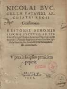 Confutatio responsi Simonis Simonii Lucensis ad epistolam Georgii Chiakor... de morte Stephani I Poloniæ regis