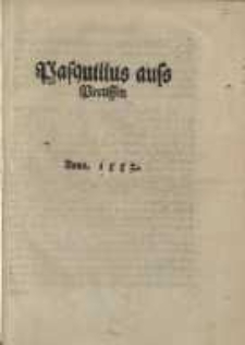 Pasquillus aus Preussen