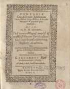 Centuria conclusionum juridicarum interdictum uti possidetis & utribi theorice & practice pertractans...