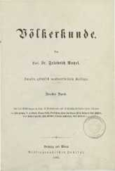Völkerkunde. Bd. 2.