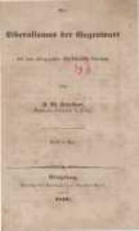 Der Liberalismus der Gegenwart aus dem politischen Gesichtspunkte betrachtet