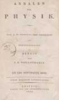 Annalen der Physik. Bd. 81