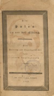 Die Polen in und bei Elbing