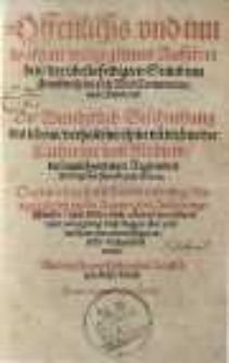 Offentlichs und inn warhait wolgegrünts Ausschreiben, der ubelbefridigten Ständ inn Frankreich, die sich Mal Content nennen ..