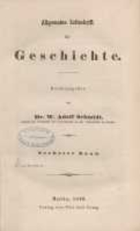 Zeitschrift für Geschichtswissenschaft, 1846, T. 6.