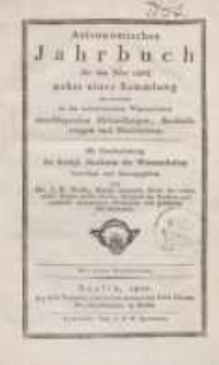 Astronomisches Jahrbuch für das Jahr 1823: nebst einer Sammlung der neuesten in die astronomischen ...