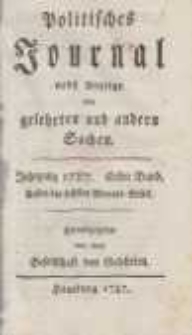 Politisches Journal nebst Anzeige von gelehrten und andern Sachen. Bd. 1.