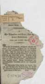 Politisches Journal nebst Anzeige von gelehrten und andern Sachen. H. 10.(zeszyt uszkodzony)