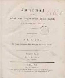 Journal für die reine und angewandte Mathematik. T. 6.