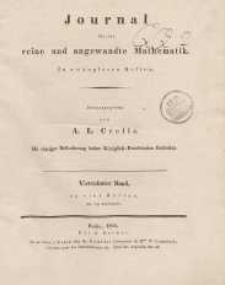 Journal für die reine und angewandte Mathematik. T. 14.