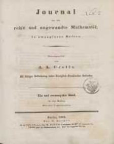 Journal für die reine und angewandte Mathematik. T. 21.