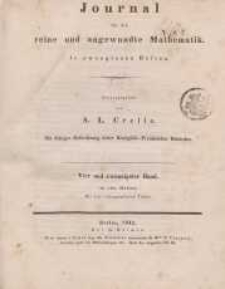 Journal für die reine und angewandte Mathematik. T. 24.