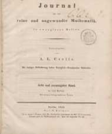 Journal für die reine und angewandte Mathematik. T. 28.