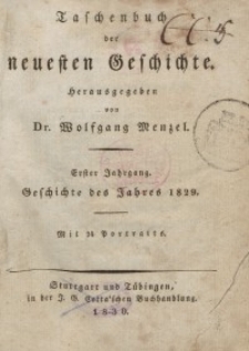 Taschenbuch der neuesten Geschichte, 1830