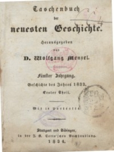 Taschenbuch der neuesten Geschichte, 1834