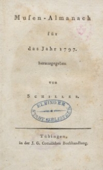 Musen-Almanach für das Jahr 1797