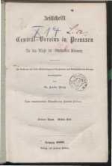 Zeitschrift des Zentral-Vereins in Preussen für das Wohl der arbeitenden Klassen. Bd. 3.