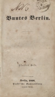 Buntes Berlin, 1838, z. 5.