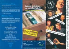 Repertuar Teatru Dramatycznego w Elblągu: wrzesień, październik 2004 r. – folder z programem teatralnym