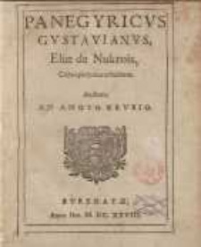 Panegyricus Gustavianus, Eliae De Nukrois, Cribro philyrino cribellatus