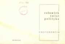 Człowiek-Świat-Polityka – zaproszenie