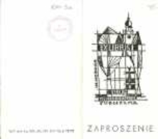 Zaproszenie na imprezę czytelniczą - druk