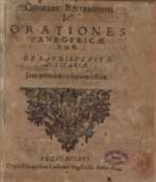 Conradi Rittershusii Jcti Orationes panegyricae duae: De laudibus vitae solitariae