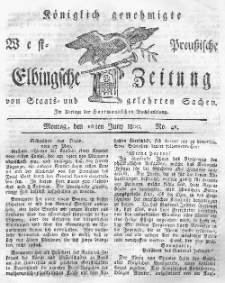 Elbingsche Zeitung, No. 48 Montag, 16 Juni 1800