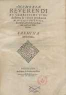 Memoriae reverendi et clarissimi viri doctrina & virtute praestantis M. Henrici Piperitis...