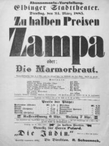 "Zampa oder: Die Marmorbraut" - Blum C.
