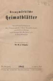 Grenzmärkische Heimatblätter, 1942