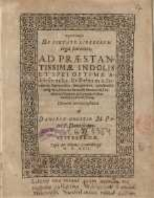Protopeiria [gr.] De pietate liberorum erga parentes; Ad [...] adolescentulos, Guilhelmum et Servatium Sarmundos [...] Servatij Sarmundi...