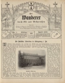 Der Wanderer durch Ost- und Westpreußen, Jg.3, 1906.