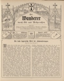 Der Wanderer durch Ost- und Westpreußen, Jg.4, 1907.