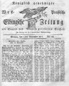 Elbingsche Zeitung, No. 94 Montag, 24 November 1800